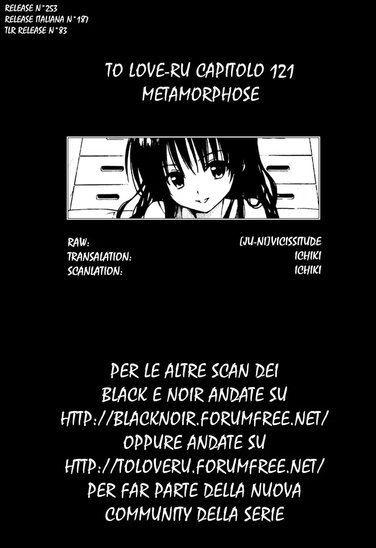 To Love Ru Capitolo 121 page 1