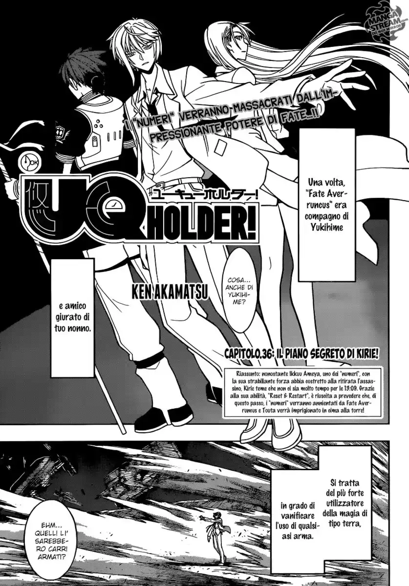 UQ Holder! Capitolo 36 page 2