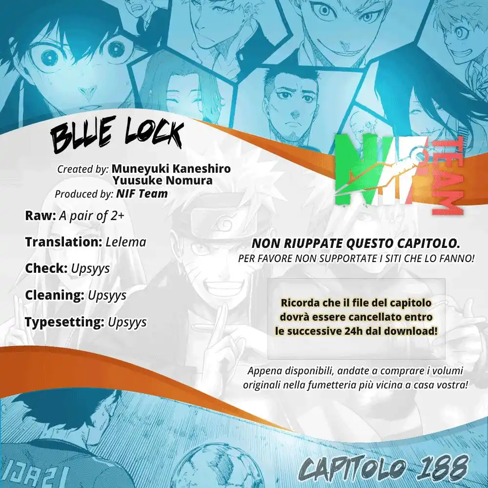 Blue Lock Capitolo 188 page 2