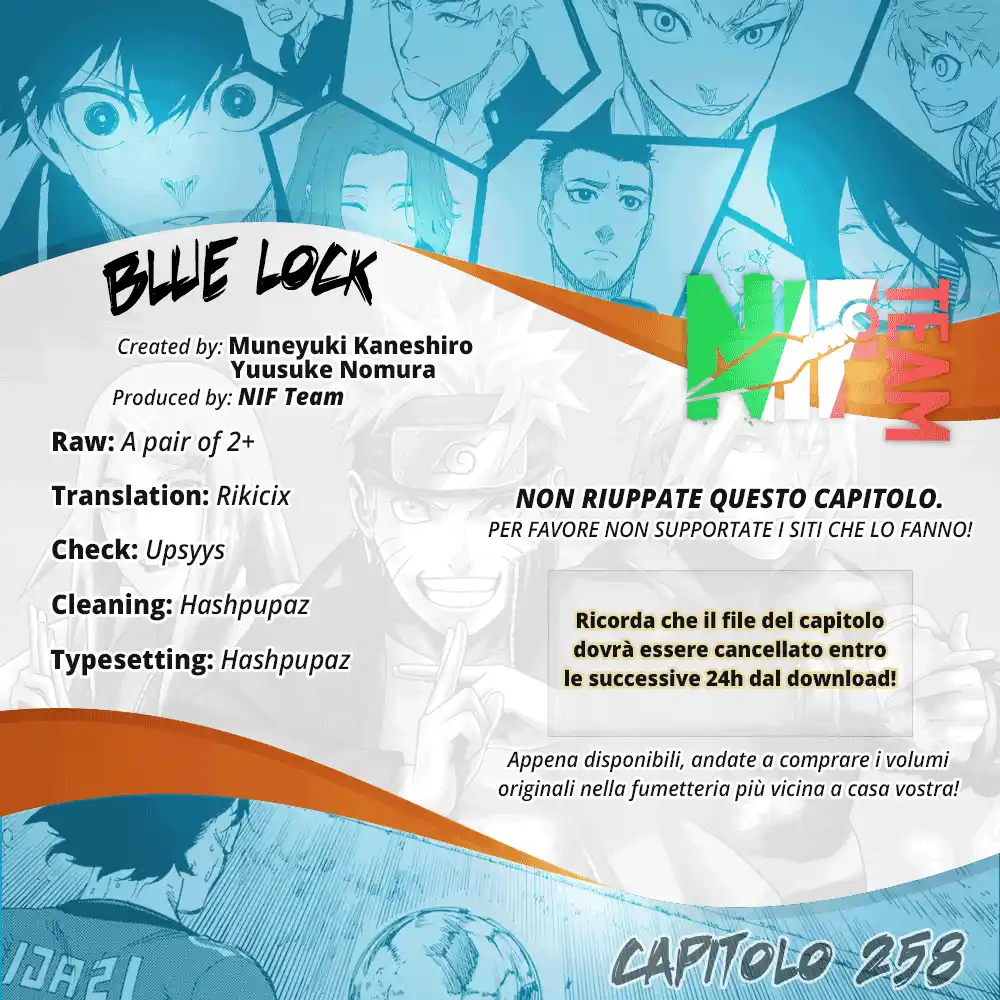 Blue Lock Capitolo 258 page 2