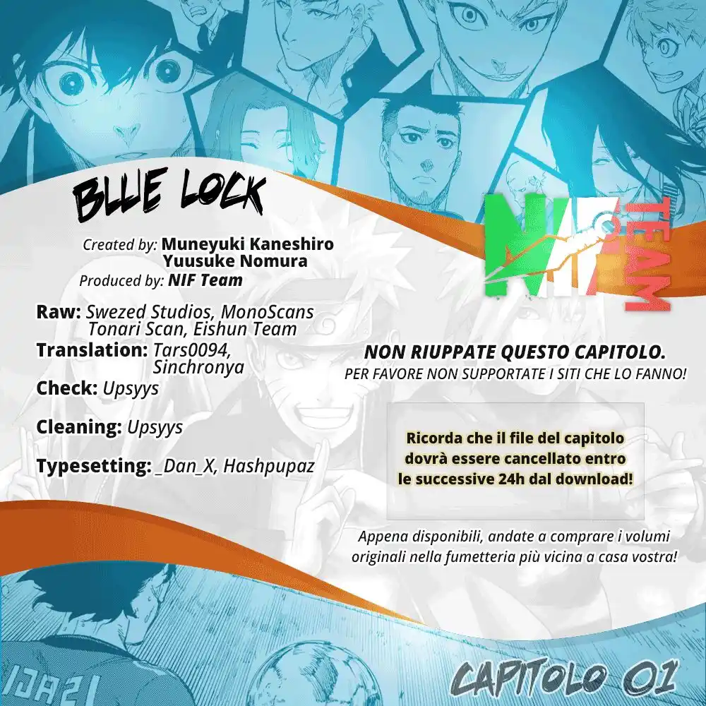 Blue Lock Capitolo 01 page 3