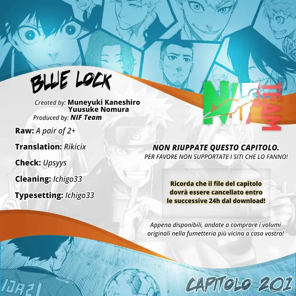 Blue Lock Capitolo 201 page 2