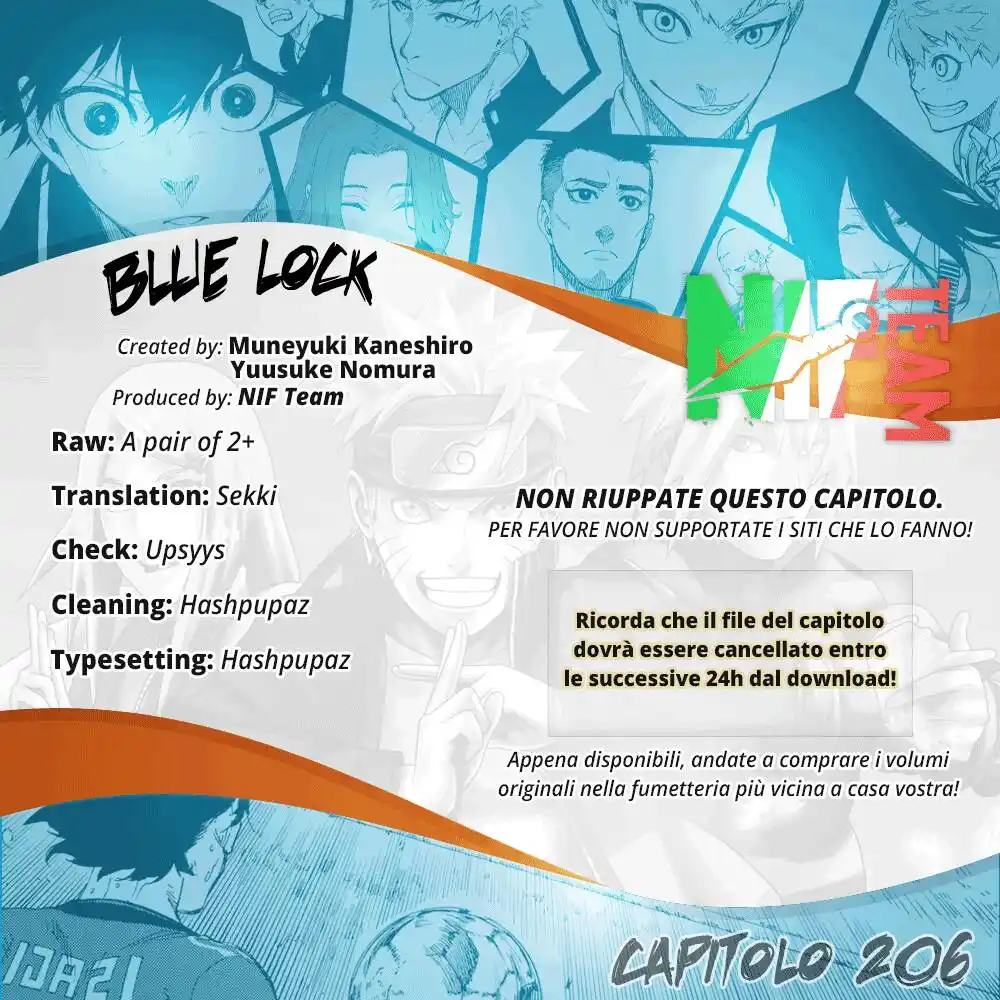 Blue Lock Capitolo 206 page 2