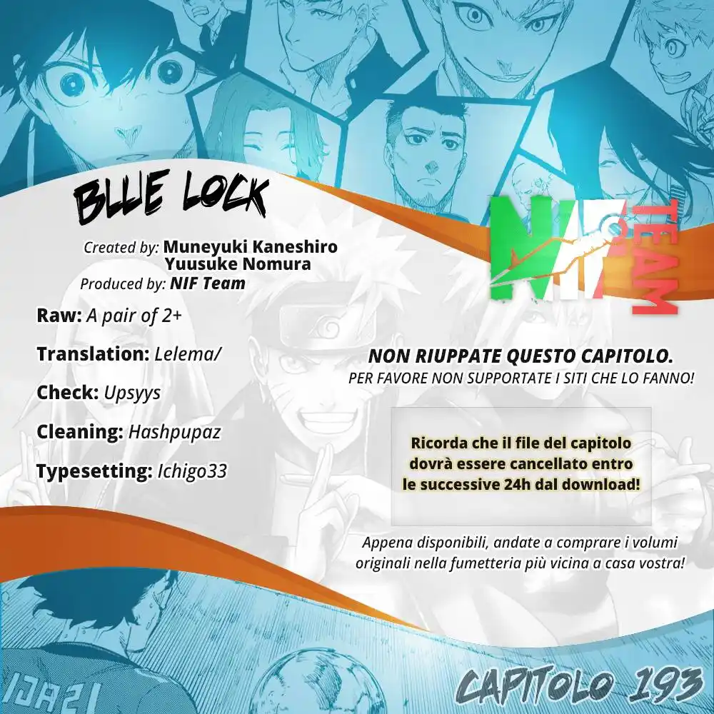 Blue Lock Capitolo 193 page 2