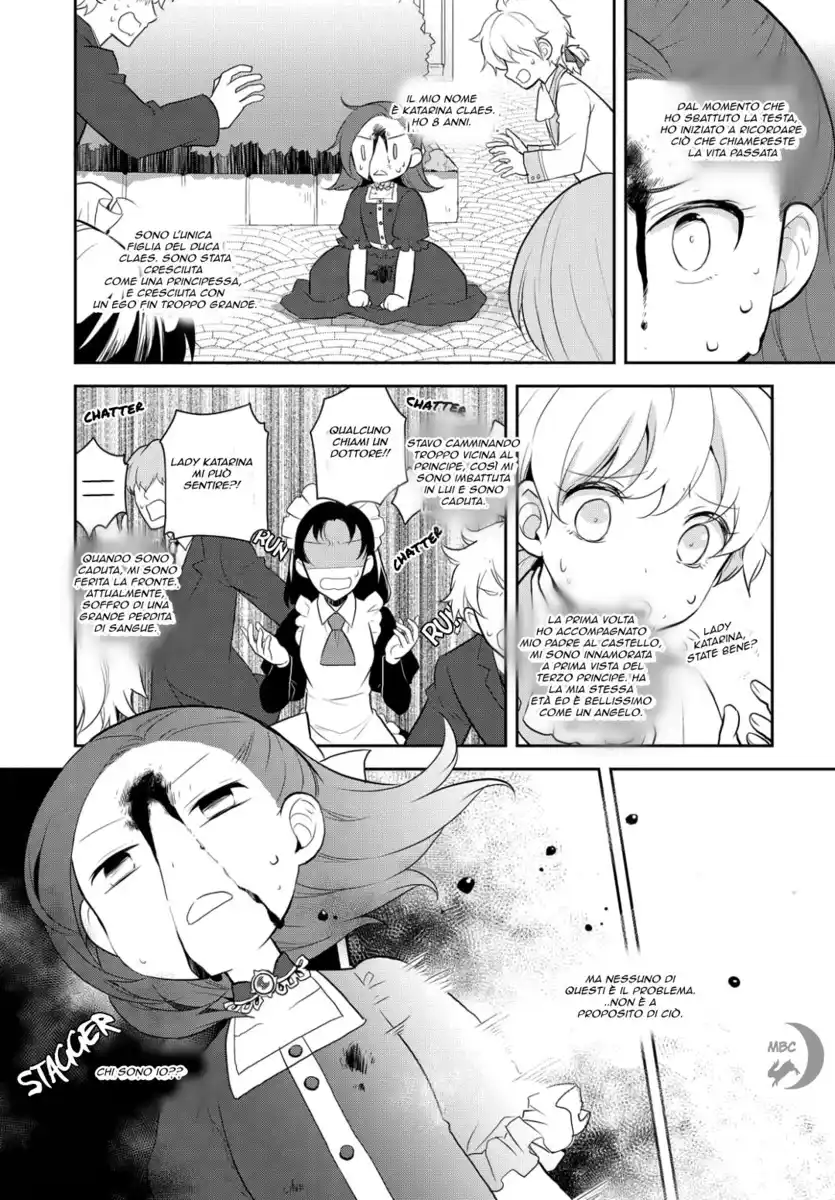 Otome Game no Hametsu Flag shika nai Akuyaku Reijou ni Tensei shite shimatta... Capitolo 01 page 4