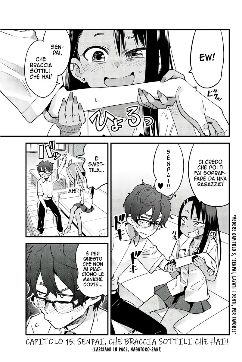 Please Don't Bully Me, Nagatoro Capitolo 15 page 1