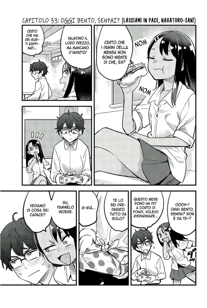 Please Don't Bully Me, Nagatoro Capitolo 33 page 1