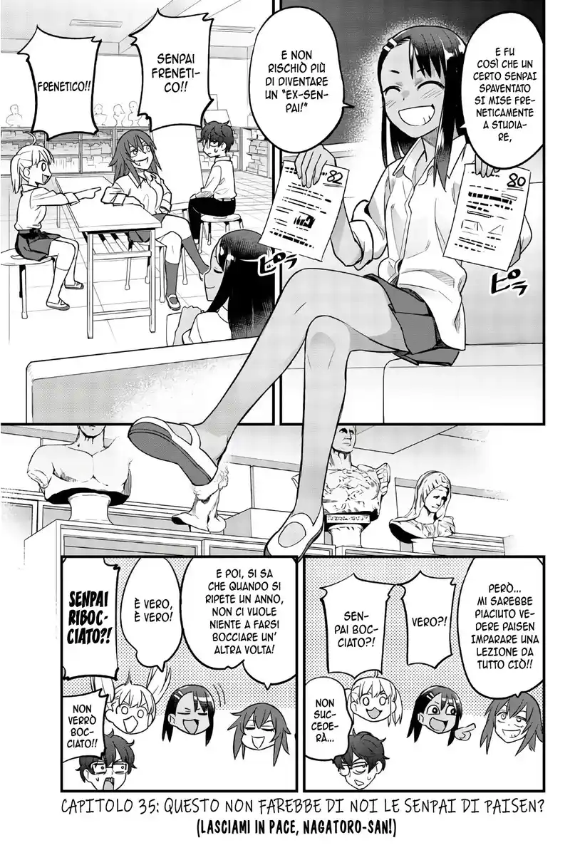 Please Don't Bully Me, Nagatoro Capitolo 35 page 1