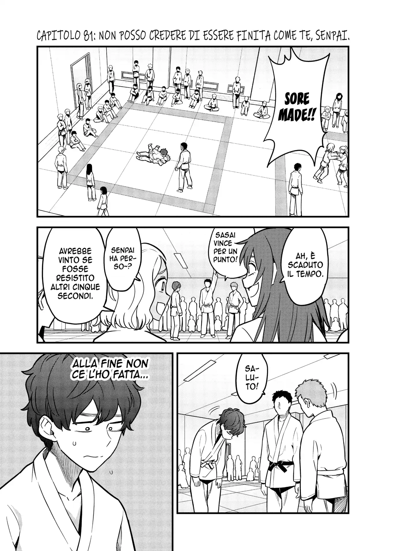 Please Don't Bully Me, Nagatoro Capitolo 81 page 1