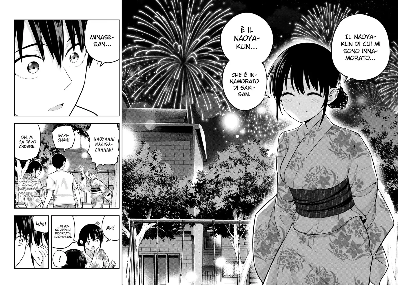 Kanojo mo Kanojo Capitolo 52 - I fuochi d'artificio e la fidanzata (4) page 14