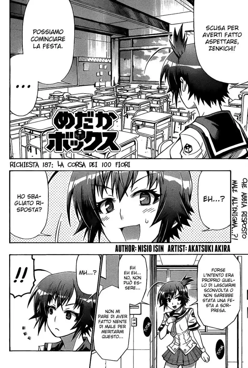 Medaka Box Capitolo 187 page 3