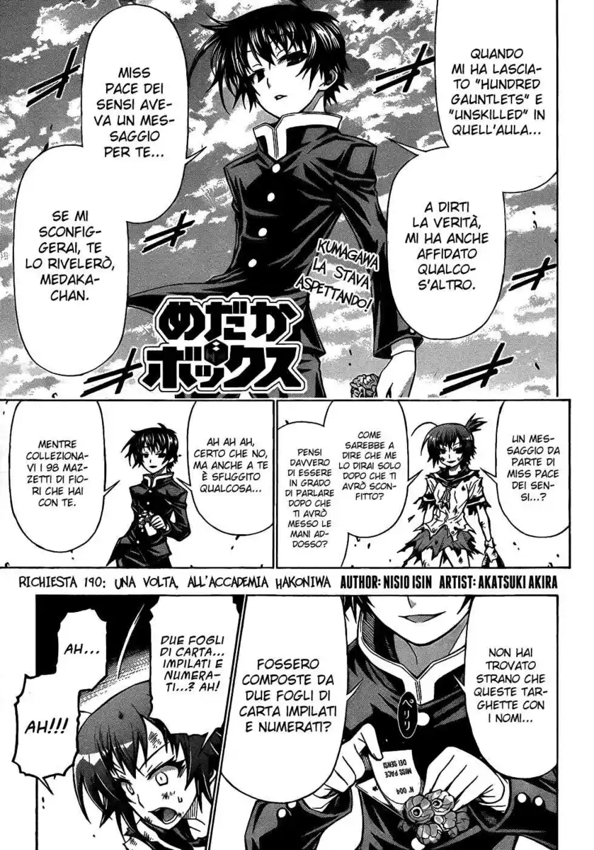 Medaka Box Capitolo 190 page 2