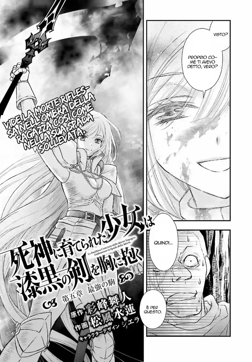 Shinigami ni Sodaterareta Shoujo wa Shikkoku no Tsurugi wo Mune ni Idaku Capitolo 05 page 4