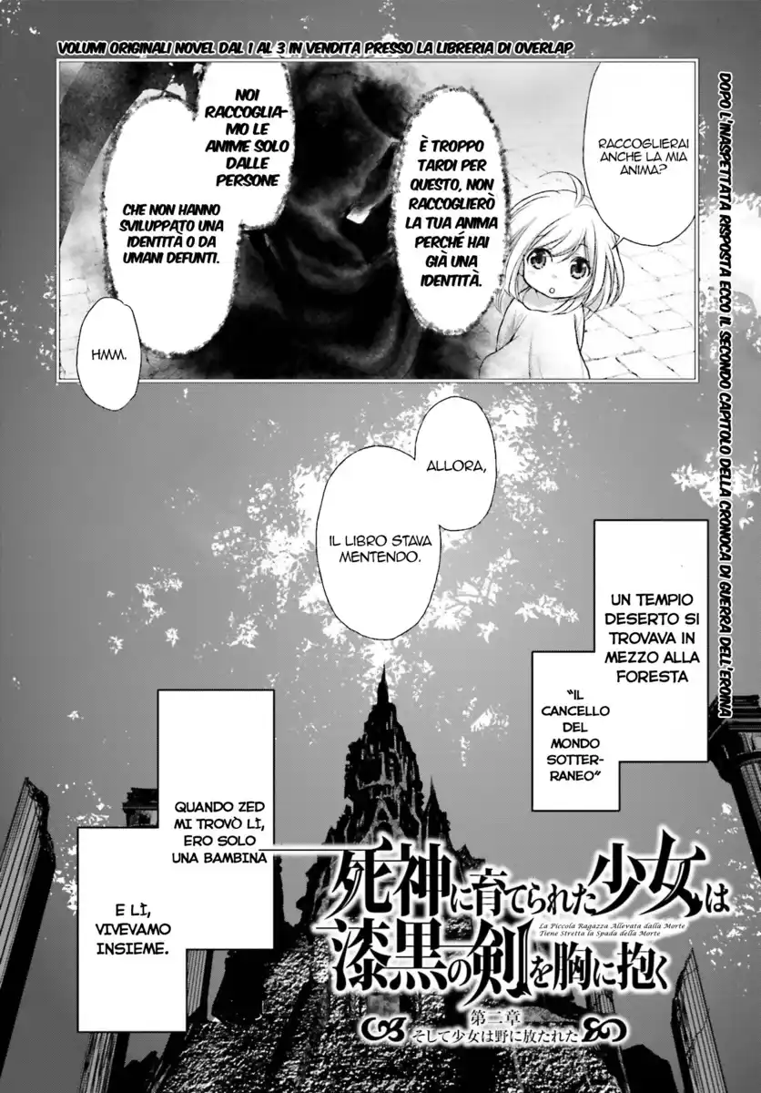 Shinigami ni Sodaterareta Shoujo wa Shikkoku no Tsurugi wo Mune ni Idaku Capitolo 02 page 3