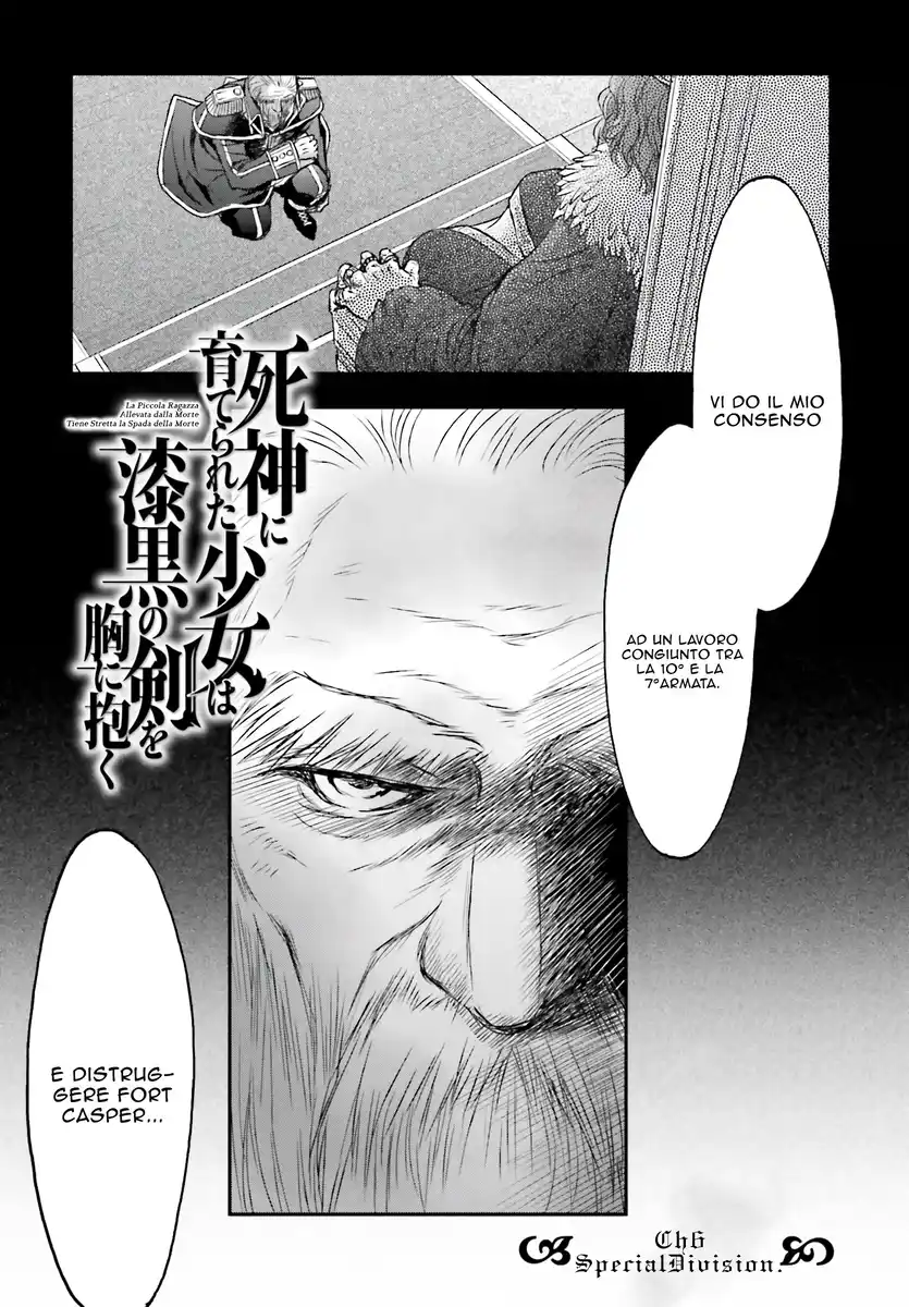 Shinigami ni Sodaterareta Shoujo wa Shikkoku no Tsurugi wo Mune ni Idaku Capitolo 06 page 4