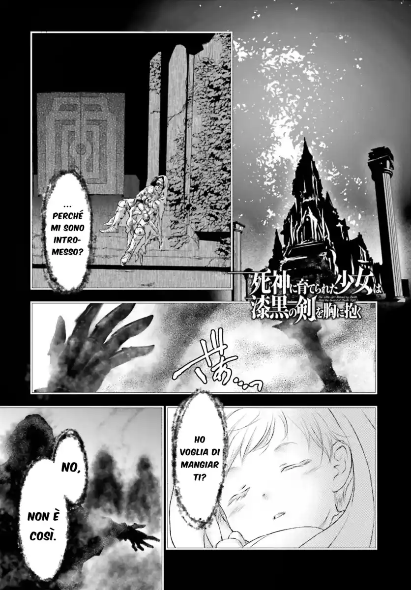 Shinigami ni Sodaterareta Shoujo wa Shikkoku no Tsurugi wo Mune ni Idaku Capitolo 01 page 2