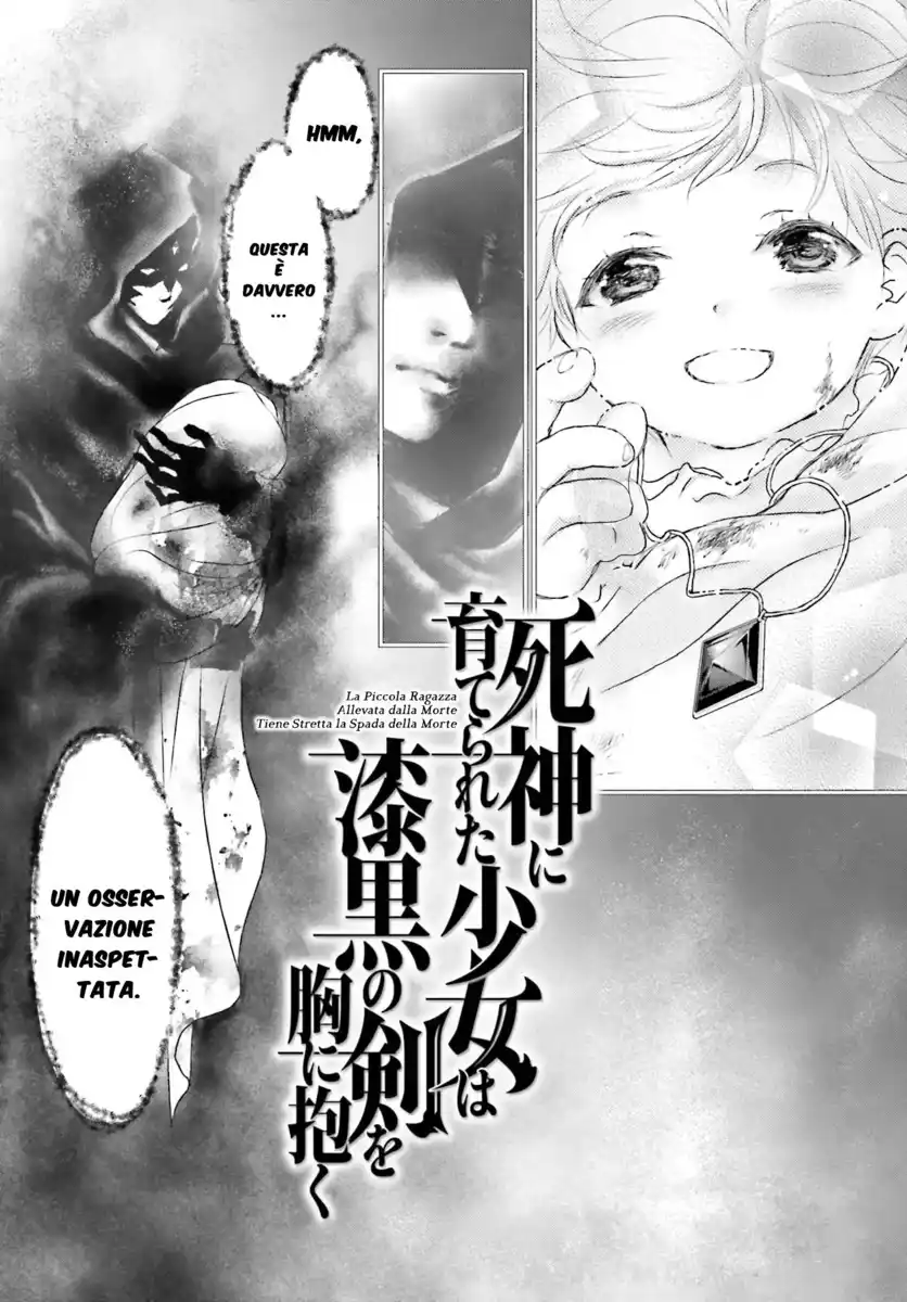 Shinigami ni Sodaterareta Shoujo wa Shikkoku no Tsurugi wo Mune ni Idaku Capitolo 01 page 4