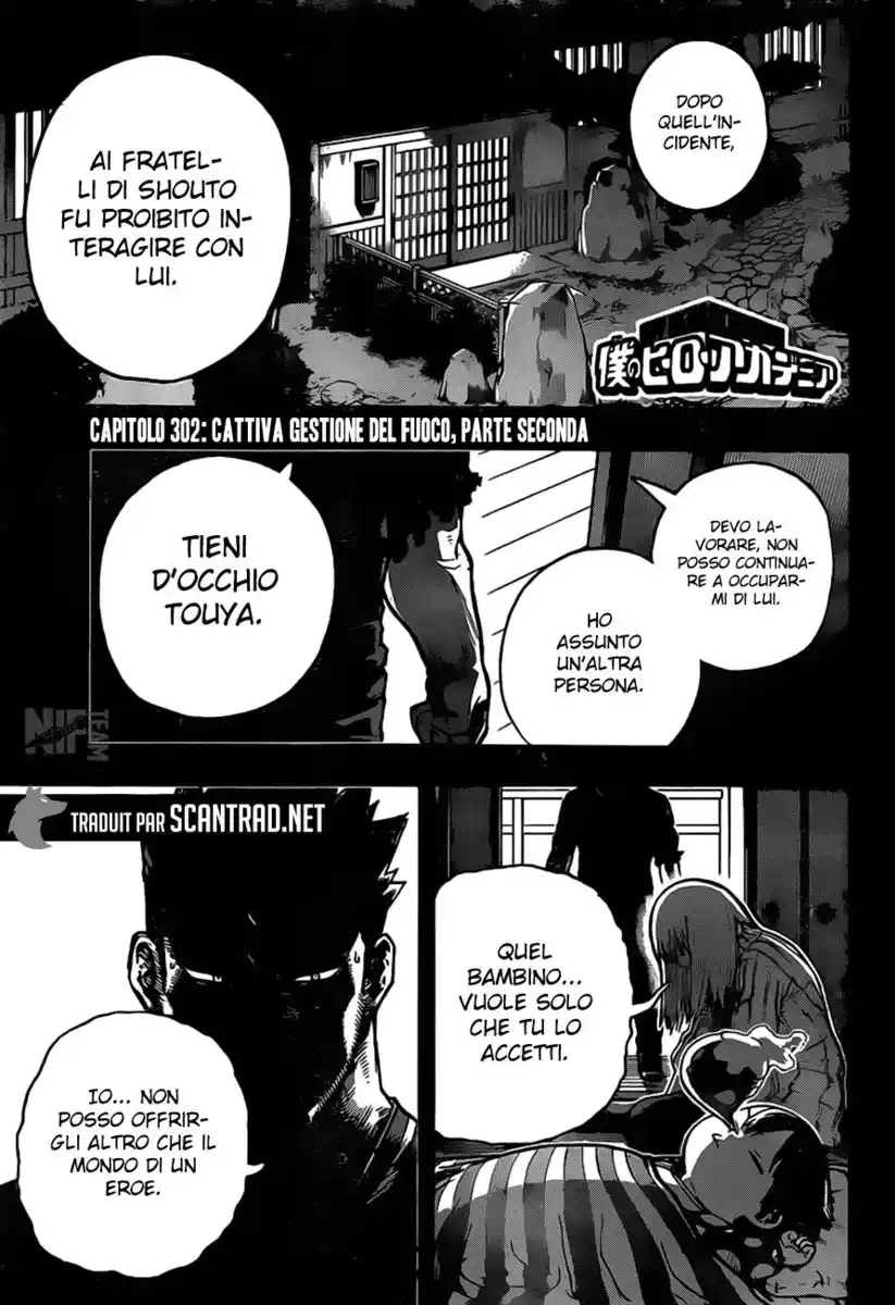 Boku no Hero Academia Capitolo 302 page 1