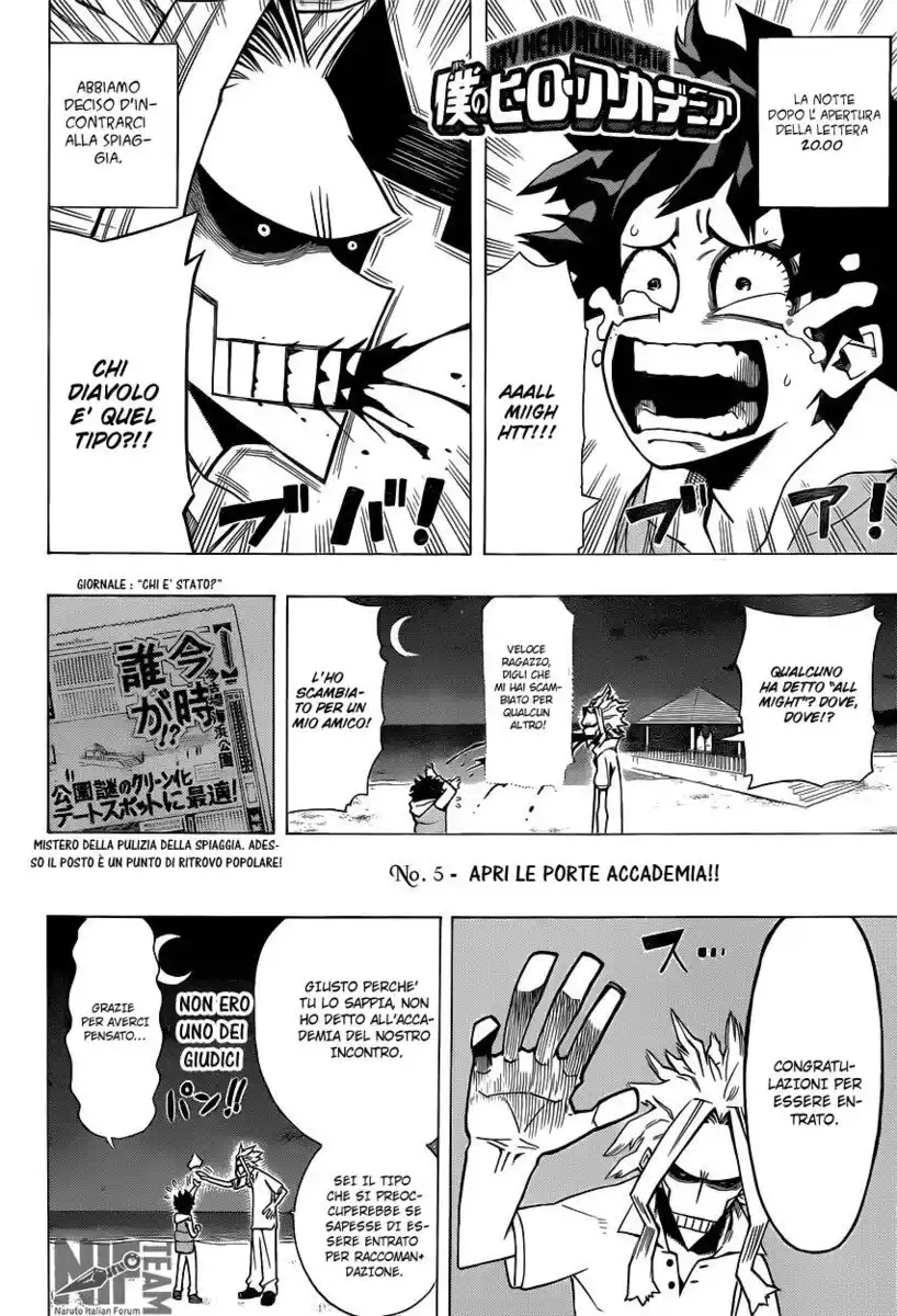 Boku no Hero Academia Capitolo 05 page 3