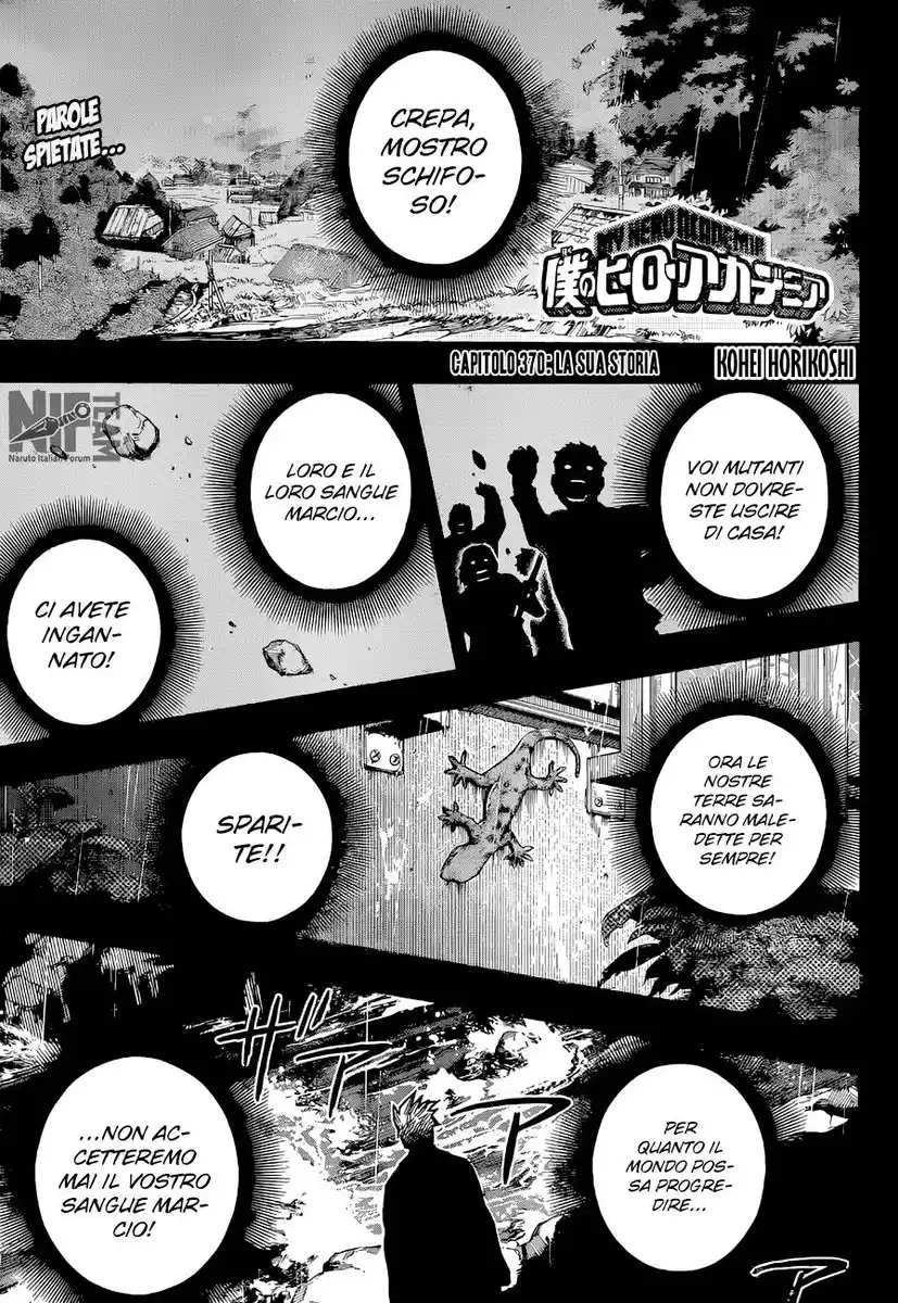 Boku no Hero Academia Capitolo 370 page 1