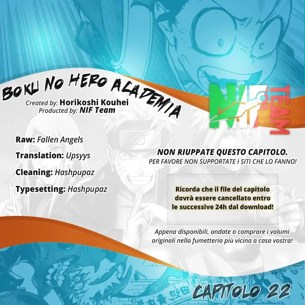 Boku no Hero Academia Capitolo 22 page 1