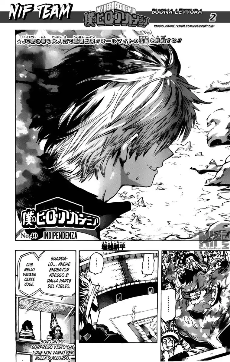 Boku no Hero Academia Capitolo 40 page 3