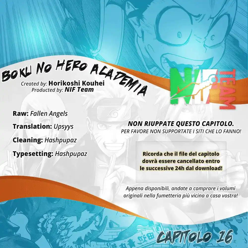 Boku no Hero Academia Capitolo 16 page 1