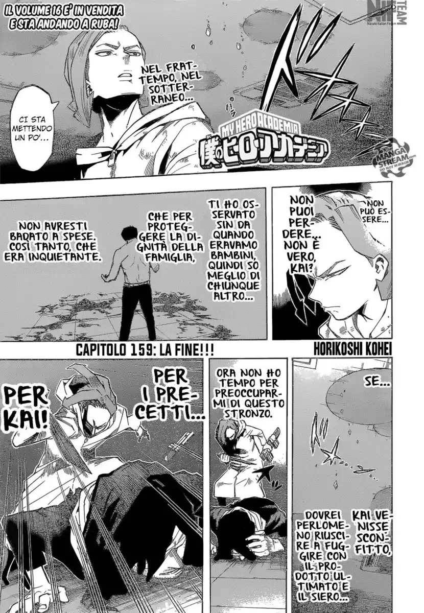 Boku no Hero Academia Capitolo 159 page 2