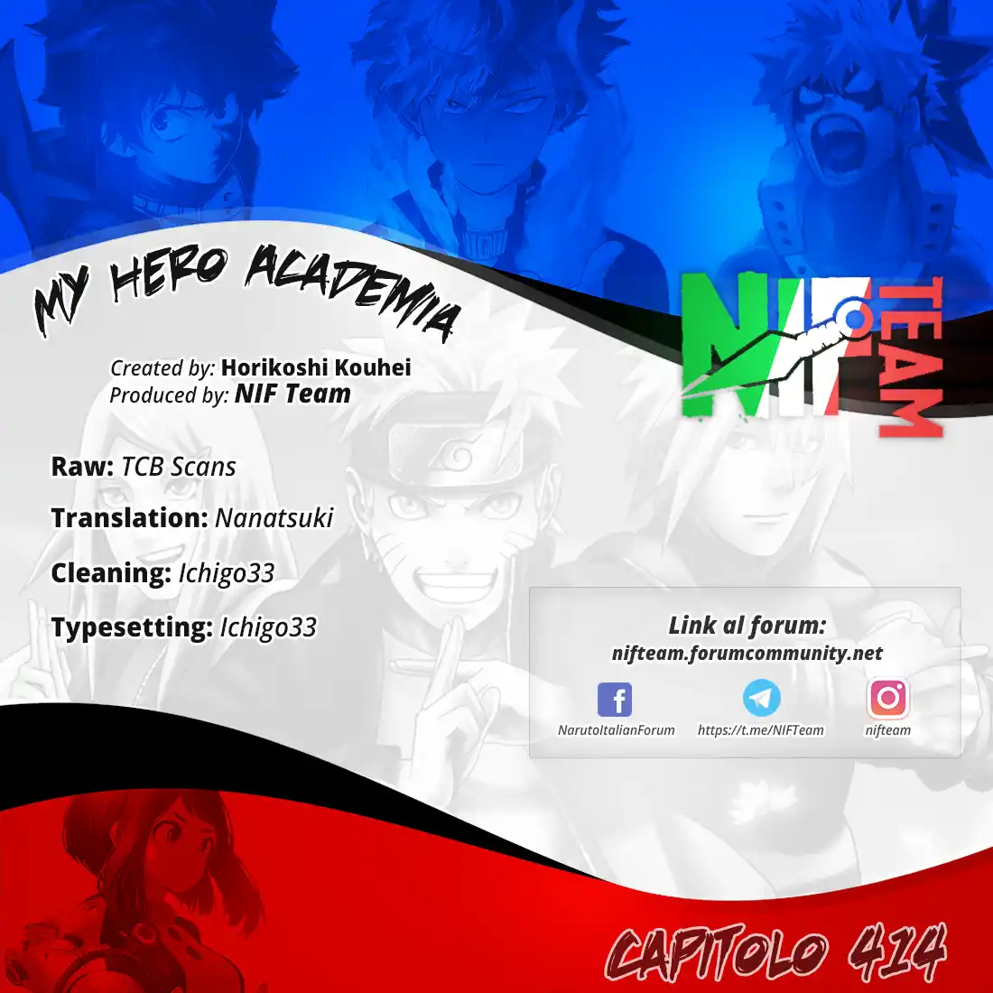 Boku no Hero Academia Capitolo 414 page 2