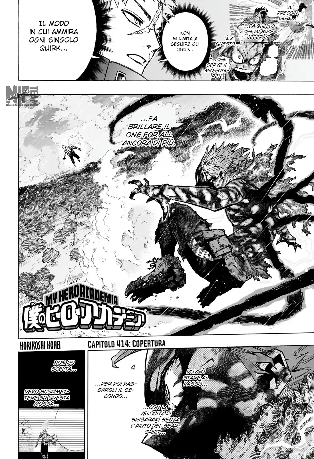 Boku no Hero Academia Capitolo 414 page 3