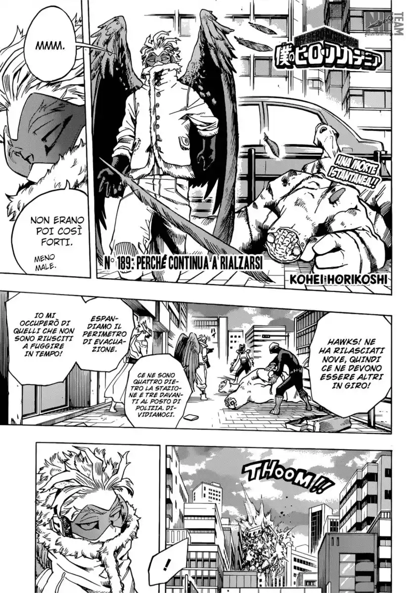 Boku no Hero Academia Capitolo 189 page 2