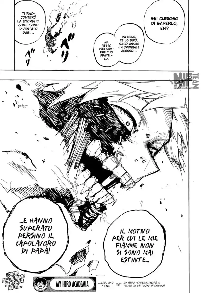 Boku no Hero Academia Capitolo 349 page 16