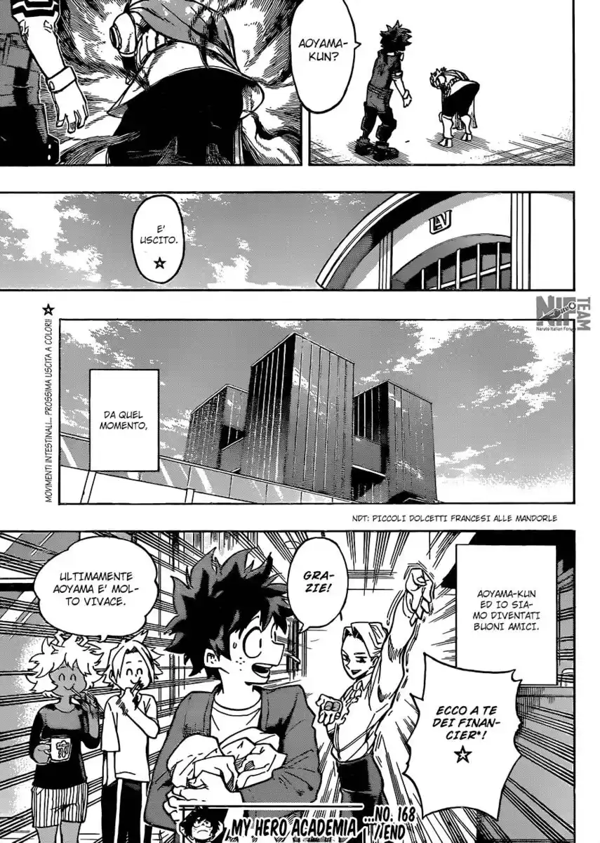 Boku no Hero Academia Capitolo 168 page 18