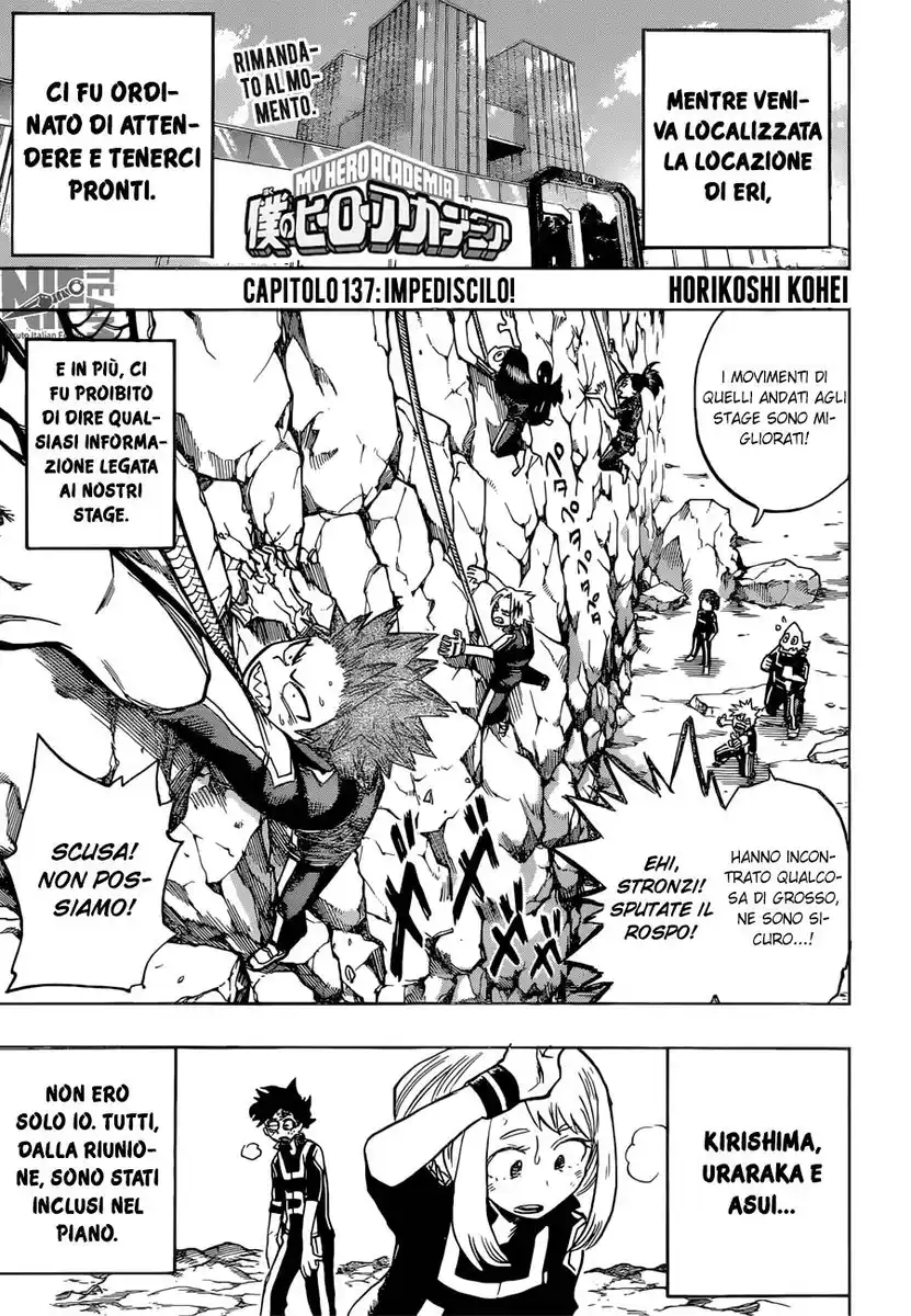 Boku no Hero Academia Capitolo 137 page 2