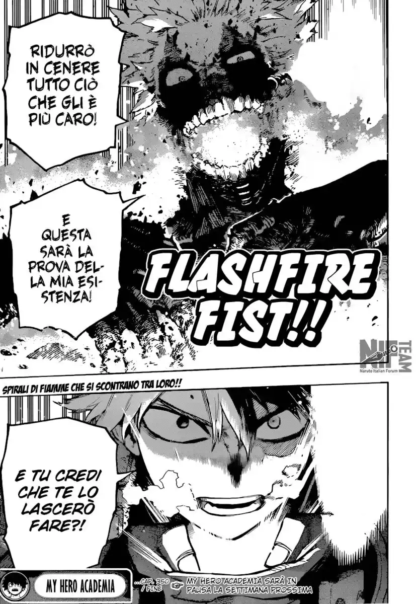 Boku no Hero Academia Capitolo 350 page 19