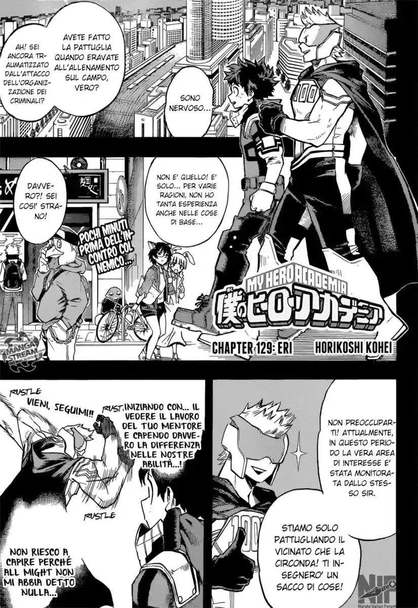 Boku no Hero Academia Capitolo 129 page 2