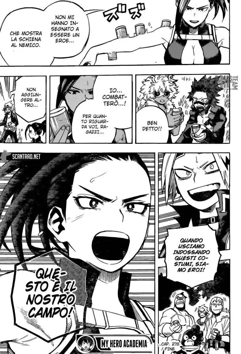 Boku no Hero Academia Capitolo 278 page 18