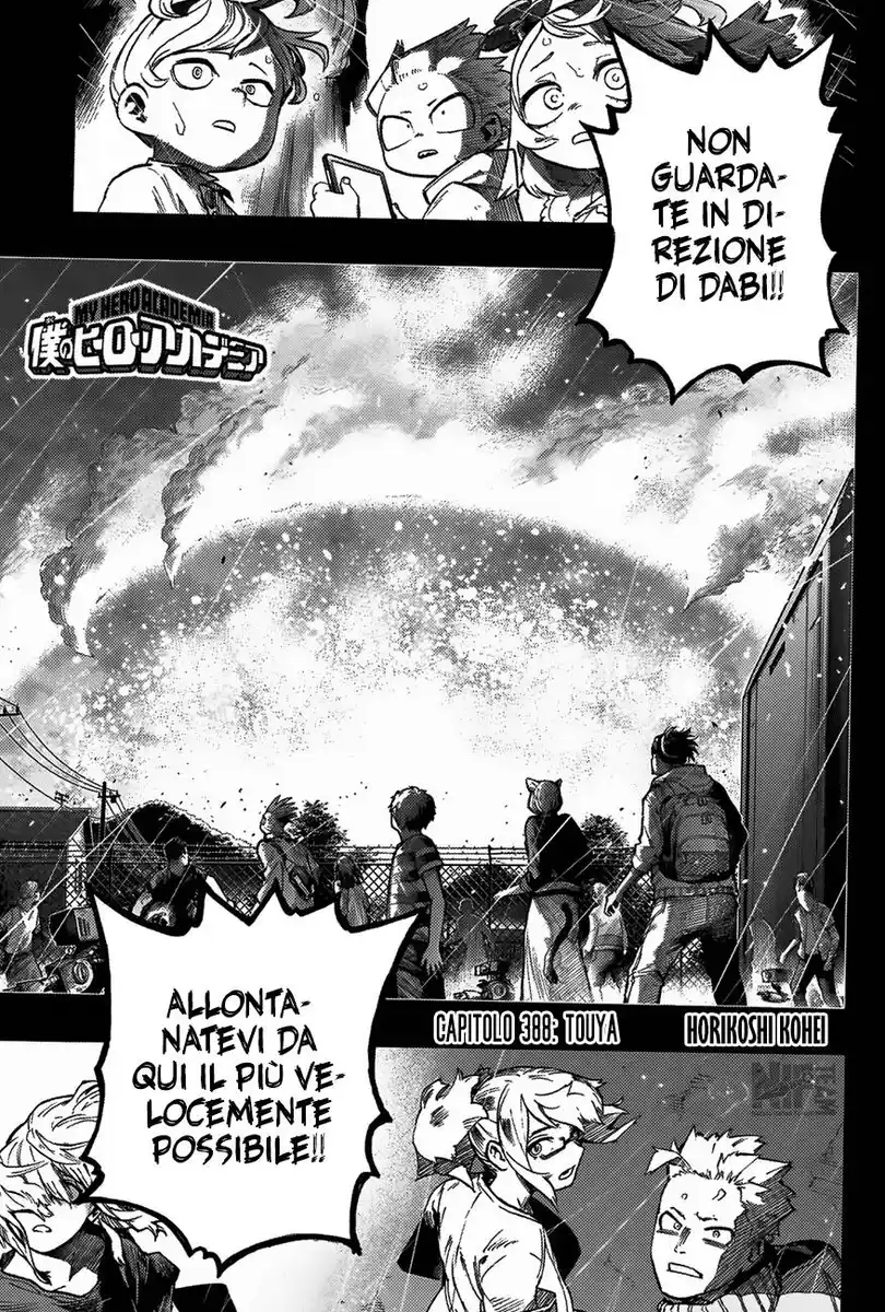 Boku no Hero Academia Capitolo 388 page 4