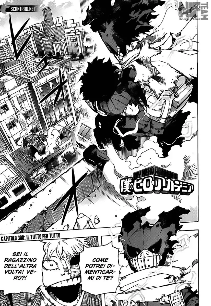 Boku no Hero Academia Capitolo 308 page 1