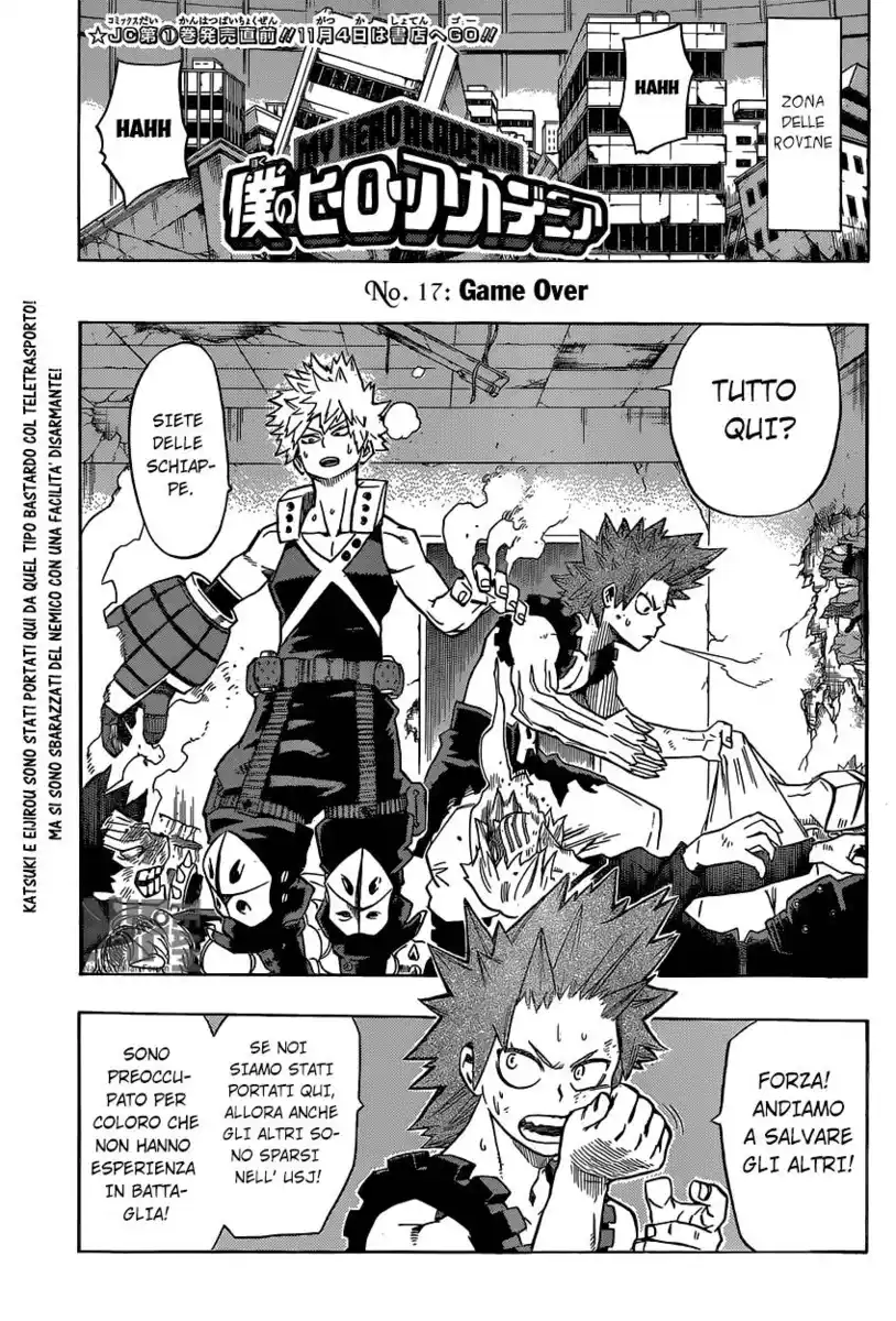 Boku no Hero Academia Capitolo 17 page 2