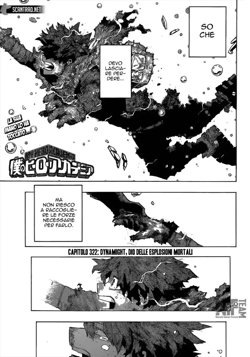 Boku no Hero Academia Capitolo 322 page 1