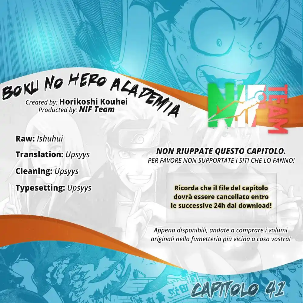 Boku no Hero Academia Capitolo 41 page 1