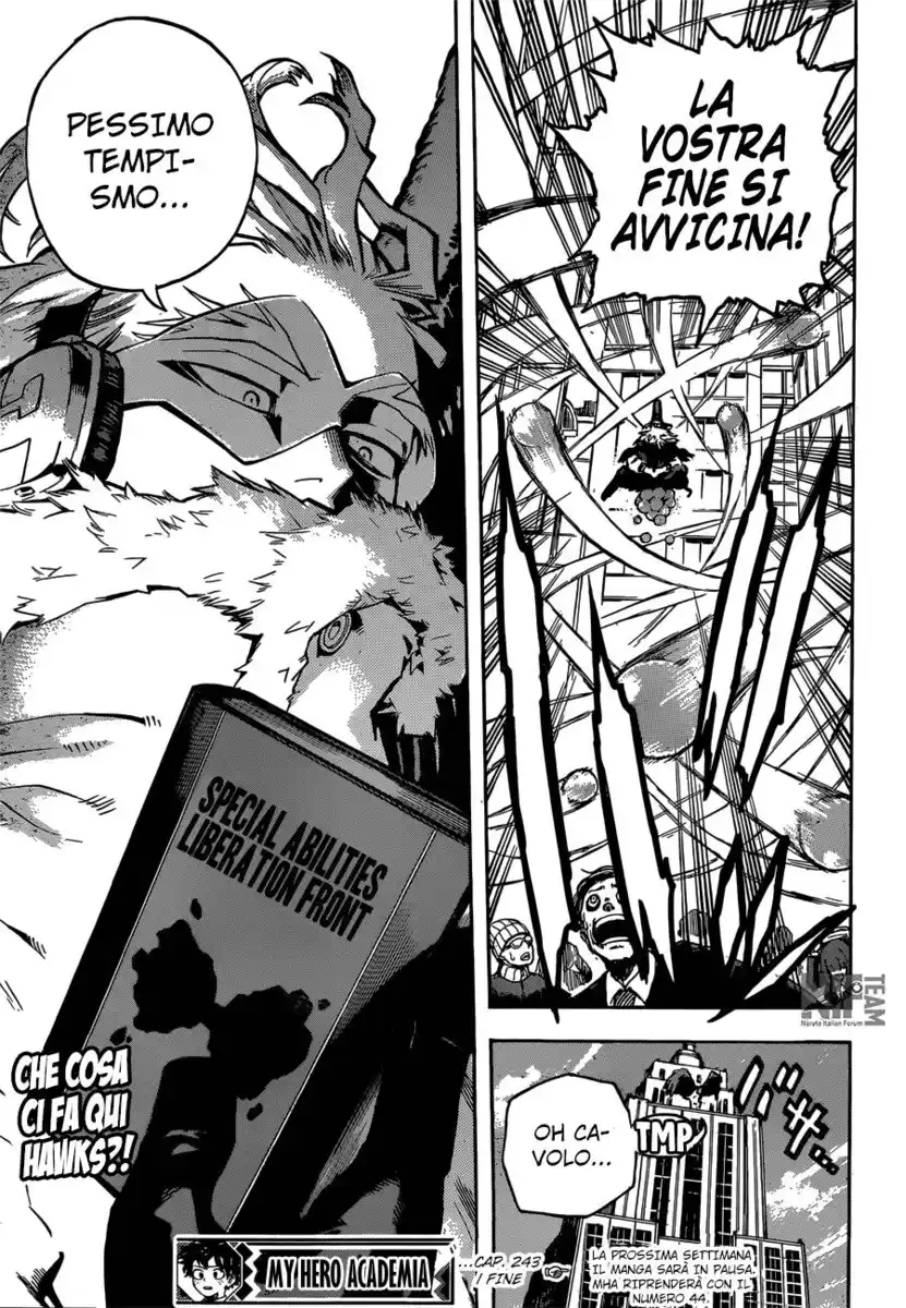 Boku no Hero Academia Capitolo 243 page 20