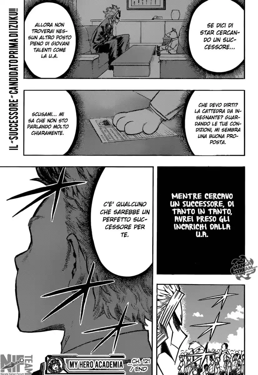 Boku no Hero Academia Capitolo 121 page 18