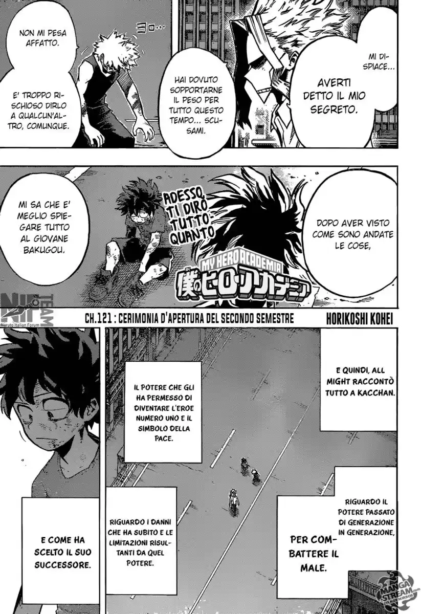 Boku no Hero Academia Capitolo 121 page 2