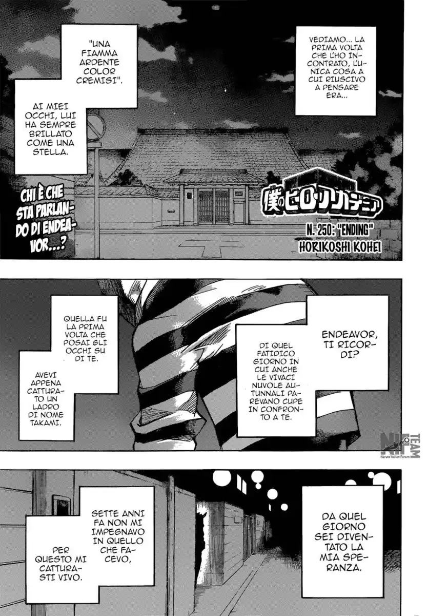 Boku no Hero Academia Capitolo 250 page 2