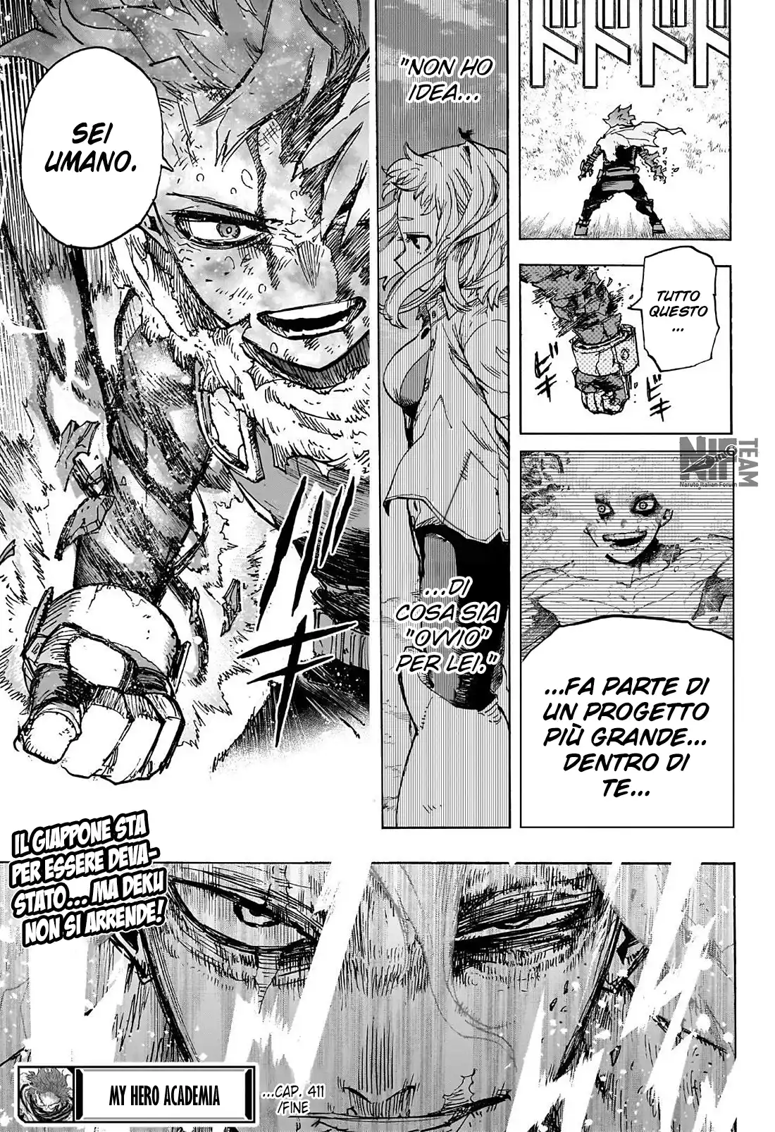 Boku no Hero Academia Capitolo 411 page 13