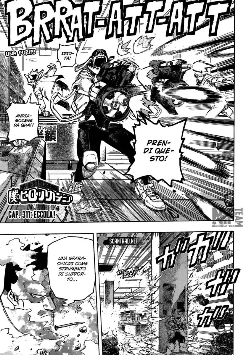 Boku no Hero Academia Capitolo 311 page 1