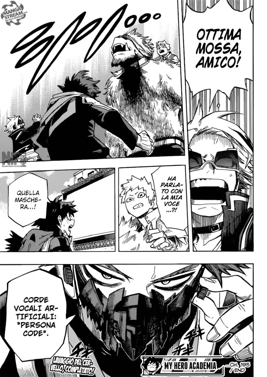 Boku no Hero Academia Capitolo 195 page 16