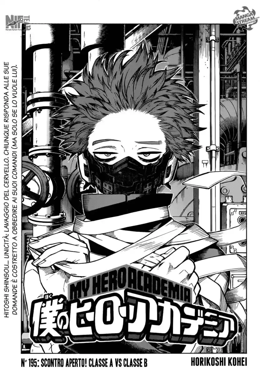 Boku no Hero Academia Capitolo 195 page 2